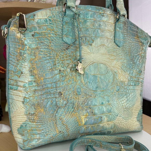 💥BRAHMIN - Large Duxbury Satchel in Serendipity Melbourne - DE216 - Picture 7 of 16